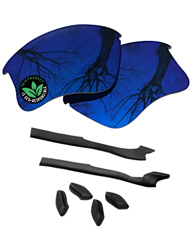 Image of Raydi Replacement Lenses & Rubber Kits for Oakley Half Jacket 2.0 OO9144 | Half Jacket 2.0 XL Rectangular Sunglasses
