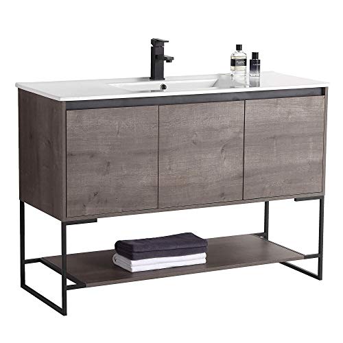 Fine Fixtures - 48 Inch Bathroom Vanity and Sink, Knob Free Design - Urbania Collection