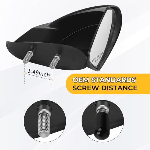 Image of M MATI F1S-U596B-10-00 F1S-U596C-10-00 Side Mirror Set for Yamaha Waverunner VX1100 VX 1100 Cruiser Deluxe Sport 2005-2009