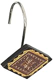Avanti Linens Mojave Shower Hooks, Black