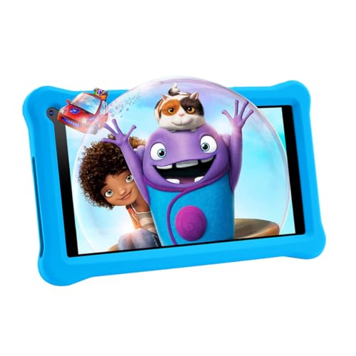 TABTIVI Tablet infantil de 7 pulgadas, Android, 8 GB (3+5) de RAM, 64 GB ROM (soporta tarjeta TF de 128 GB), certificado GMS, azul