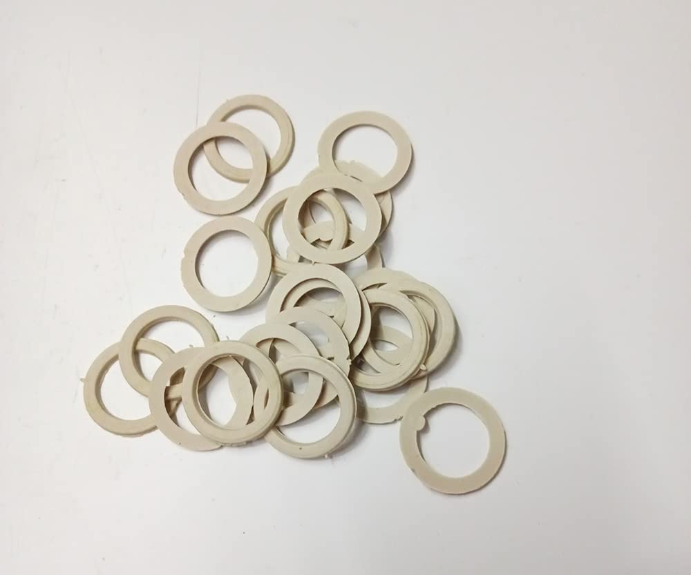 White Die Cut Rubber Washer (WD-001) (20 Pcs)-image-24