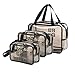 3 Pcs Neceser Transparente Viaje(Gris), Bolso Transparente Mujer para Avion con Cremallera, PVC Impermeable Neceser Viaje(Grandes, medianos y pequeños)
