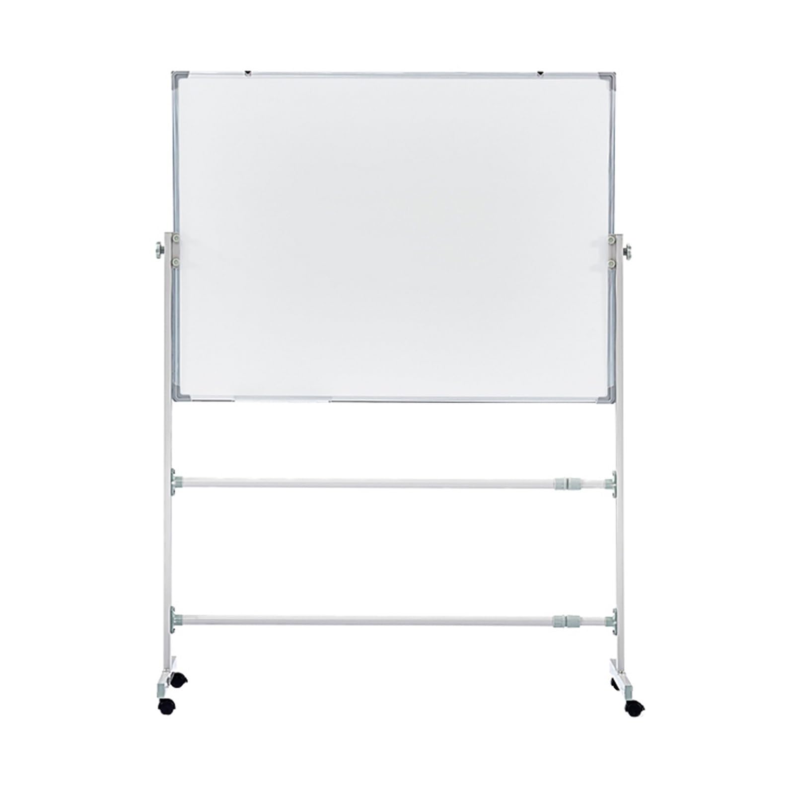 Wendbare magnetische trocken abwischbare Tafel, doppelseitiges Whiteboard mit einstellbarer Höhe für Zuhause, Büro, Schule