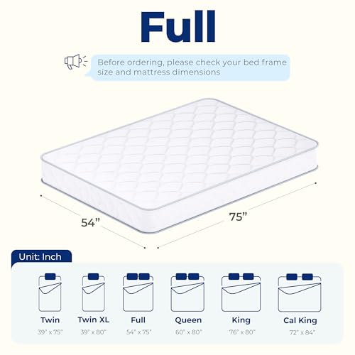 Image of Neo Sleep Full Size Mattress, 8 Inch Hybrid Comfort & Supportive Mattress in a Box, Cooling Gel Memory Foam and Spring with Pressure Relief, CertiPUR-US Certified