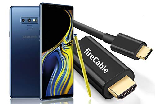 fireCable Galaxy Note 9 XL USB C to HDMI Male Cable (Cord Connects Your Note9 to Monitor/TV - Activates Full DeX Mode Desktop Experience)