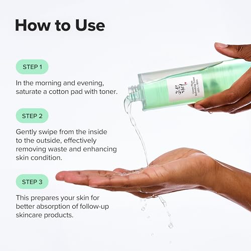 Beauty of Joseon Green Plum AHA BHA Toner Refreshing Facial Essence Moisturizer Mild Exfoliating Salicylic Acid for All Skin Types, Korean Skin Care for Men Women 150ml 5.27 fl.oz by Beauty of Joseon - Used condition - Image 7