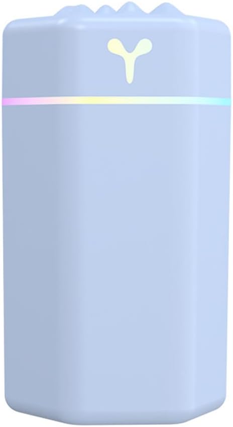 Small Humidifier for Bedroom Home Office USB Powered Quiet Ultrasonic Humidifier (Blue)