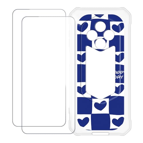 UOGNADGD �J�o�[ Ulefone RugKing 5 Pro �Ƃ̌݊������� �J�X�^���J���t���P�[�X�{�����K���X�ی�t�B����2���t�� ? �Ռ��z�������h�~ (���n�[�g)