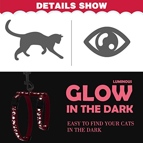 Imbracatura per gatti con guinzaglio e collare - a...