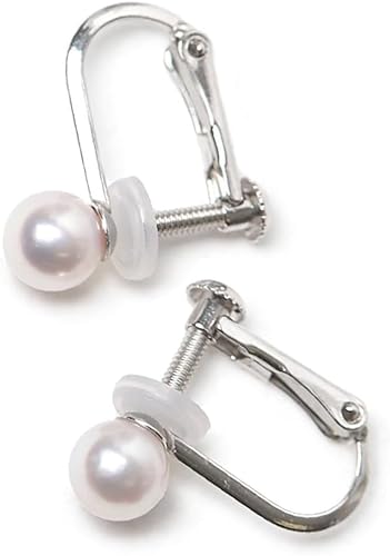 あこや真珠 5.0-5.5mm 保証書付 イヤリング K14WG ベビーパール / アコヤ 真珠 宝石 アクセサリー ジュエリー ファッション 国産