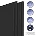 Golden State Art 25 Pack 11x14 Foam Boards 3/16Inch Thickness Black Foam Poster Boards for Presentation Signage Sheet for School Crafts Office Art Projects