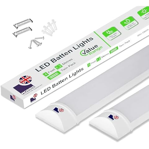 Morris Eco LED 4ft Office Ceiling Light Cover