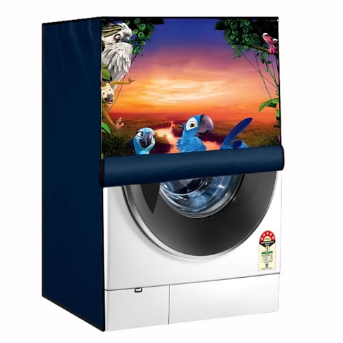 Image of Smart Comfort Waterproof 9Kg Front Load Fully Automatic Washing Machine Cover compatible for lg /ifb /godrej /lloyd /bosch & etc Washing Machine (IFB9KBLUERIOSC05FL04)