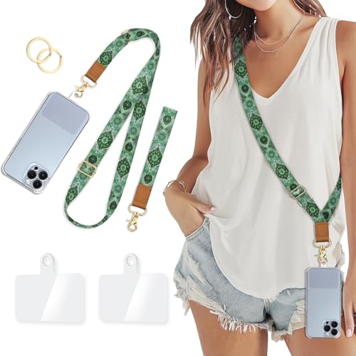 Piefly Cell Phone Lanyard Crossbody Wrist Strap Adjustable for Women Boho