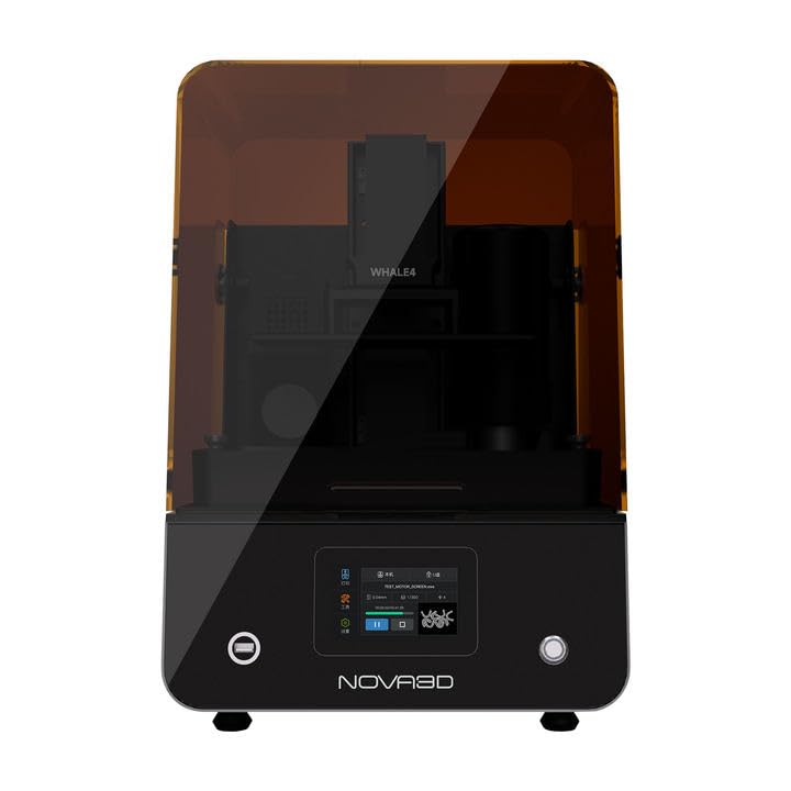 NOVA3D Whale4 Ultra 16K Impresora 3D LCD de resina con un tamaño de impresión de 211 x 118 x 220 mm, fuente de luz COB de 6ª generación, calefacción de resina, nivelación automática inteligente,