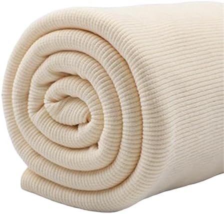 Amazon.com: Cotton Ribbing Fabric, Strech Knit Rib Material for ...