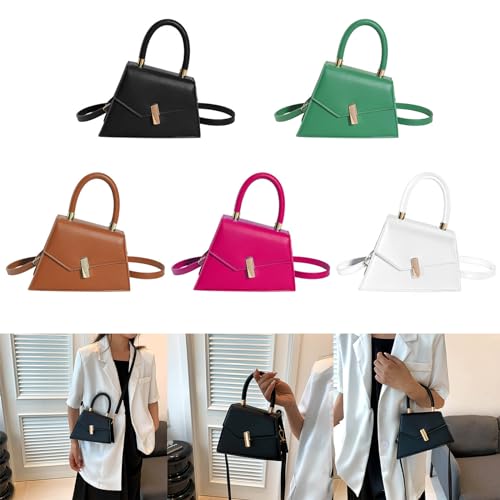 Bolso Tote de PU con cierre versátil y amplio almacenamiento miniatura 4