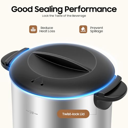 Cafetera de goteo con capacidad para 30 tazas 5.2 L miniatura 6