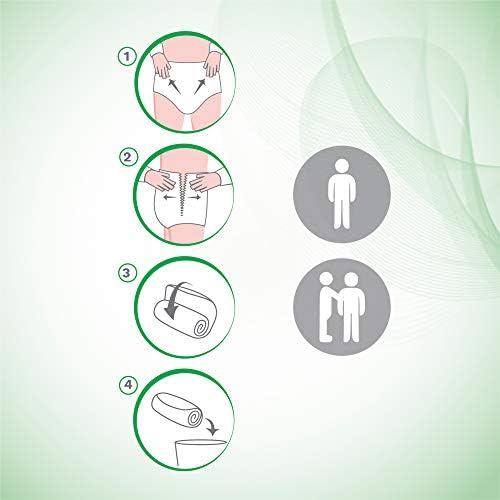 Absorbeo - Pants Plus - Unisex Elasticized Absorbent Underwear for Moderate Incontinence, Size L (14 pieces/pack)