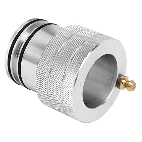 Fockety Engrasador Plateado de 39 Mm para Rodamientos de Ruedas Apto para, Herramienta de Lubricación Fabricada por CNC, Reemplazo OEM 293350109, Accesorio de Mantenimiento Conveniente
