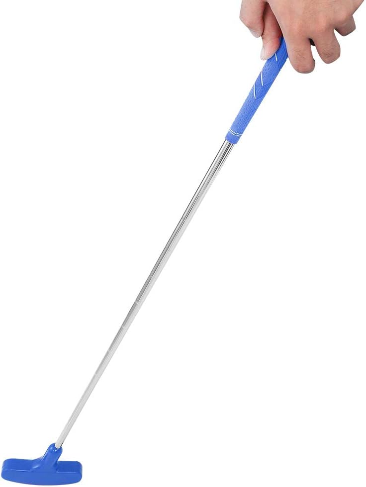 VGEBY Mini Putter, Portable Rubber 31inch Two-Way Putter for Kids Left and Right Hand(Blue)