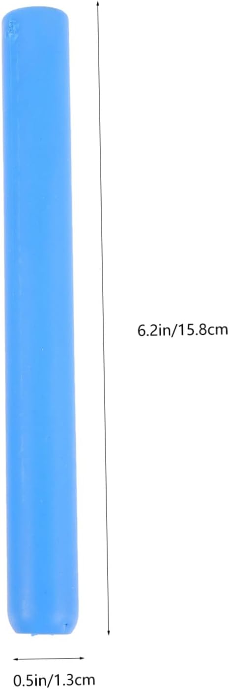 Protector de Punta de Baquetas de Silicona 2 Piezas Azul miniatura 2