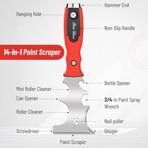 Bates Choice Bates- Drywall Knife Set, 6Pcs, Drywall Tools Finishing, Drywall Mud Pan, Spackle Tool, Drywall Finishing Tools, Drywall Mud Tools, Putty Knife Set, Putty Knives thumb #3
