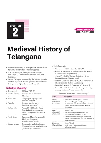 Image of Arihant Know Your State Telangana (General Knowledge) | Highly Useful for TGPSC Other Competitive Exams | With Important Map, Flow charts, Tables, Practice MCQs, PYQs & Budget 2026-27