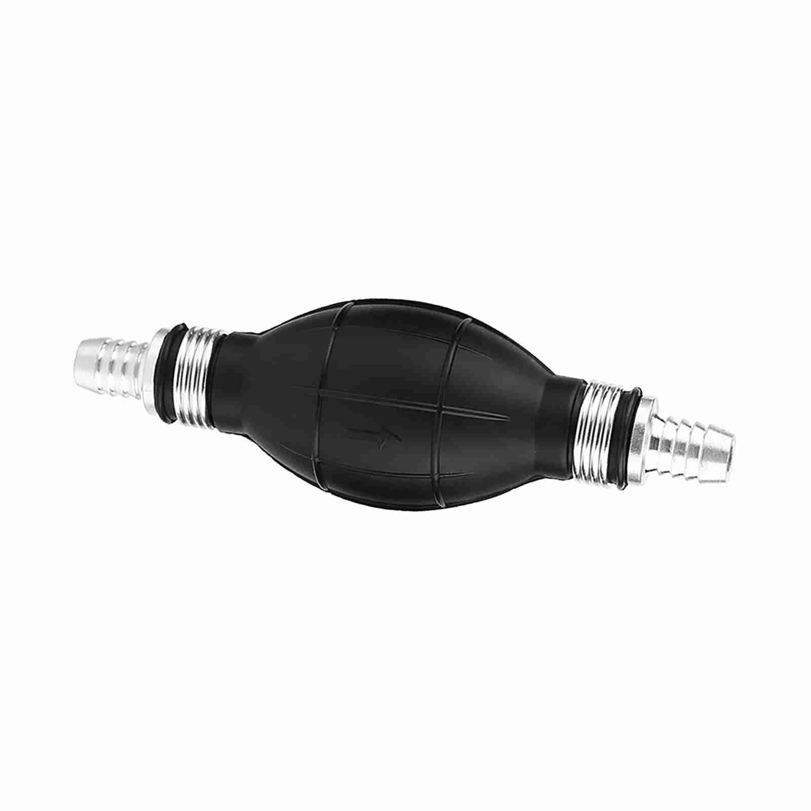 Yctze Bombilla de Cebado Manual para Bomba de, Aluminio de Caucho Universal para Motores Fueraborda Marinos de Barcos de Automóviles con Conector de Manguera de 1/4 3/8 1/2 Pulgadas (12mm)