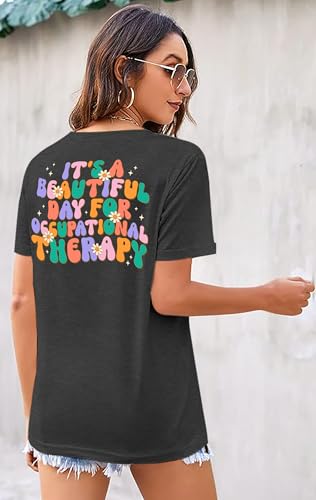 Occupational Therapy Shirts for Women: Funny OT Therapist Tshirt Occupational Therapist Gifts Tee top4
