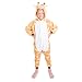 Emolly Fashion Kids Animal Giraffe Pajama Onesie - Soft and Comfortable with Pockets (10, Giraffe)