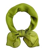 34 Color Variations Sheer Chiffon Square Neck Scarf 27'x27' Neckerchief 1950s Headscarf for Women...