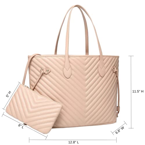 Bolso Tote de Viaje Daisy Rose con Clutch a Juego en Cuero Vegano PU miniatura 3