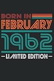 Photo Gallery 60th birthday born in february 1962 limited edition: point grid notebook (6x9 inches) with 120 pages Photo Gallery 60th birthday born in february 1962 limited edition: point grid notebook (6x9 inches) with 120 pages