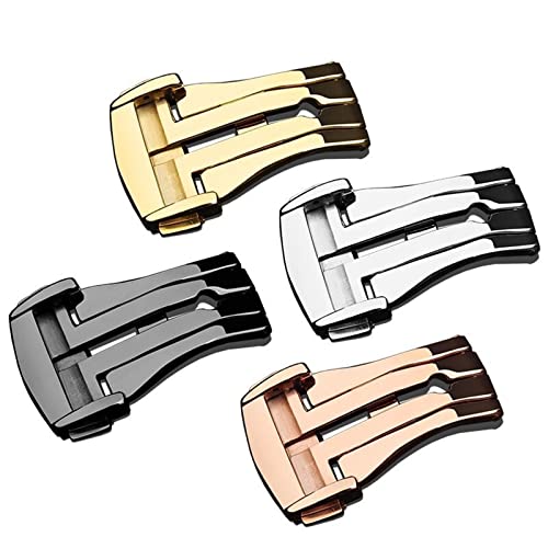 Boucle de sangle pliable acier inoxydable GUMMMY pour Omega luxe