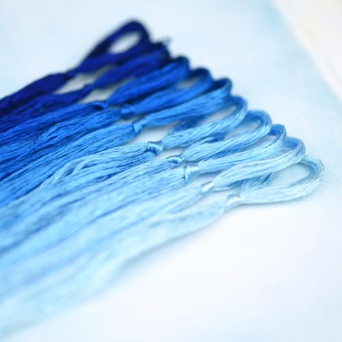 Image of Mulberry Silk Floss Embroidery Thread Floss-Cross Stitch Threads China Silk Woven Jewelry Threads DIY Sewing Kits (102)