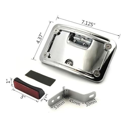 Support de Plaque pour Harley Davidson Softail Deluxe FLSTN 2005-2014