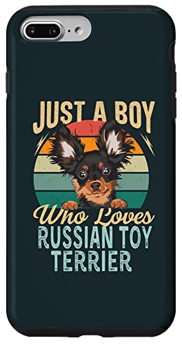 Il miglior regalo per gli amanti del Toy Terrier russo della tua vita. Design retrò russo Toy Terrier, regalo per cani, regalo russo Toy Terrier per ragazzi, ragazze, uomini, donne. Russian Toy Terrier più lontano. Regalo mamma russa Toy Terrier.