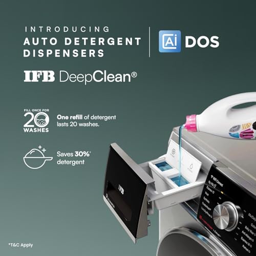 Image of IFB 11 Kg 5 Star, DeepClean, AI DOS, WiFi, Fully Automatic Front Load Washing Machine (EXECUTIVE PLUS VSG 1114, PowerSteam, Oxyjet, 9 Swirl, Steam Refresh, Inbuilt Heater, Eco Inverter, SUS VCM)