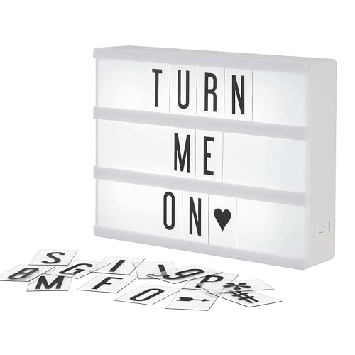 My Cinema Lightbox - Mini Cinema Lightbox, 8"x6" - Personalized