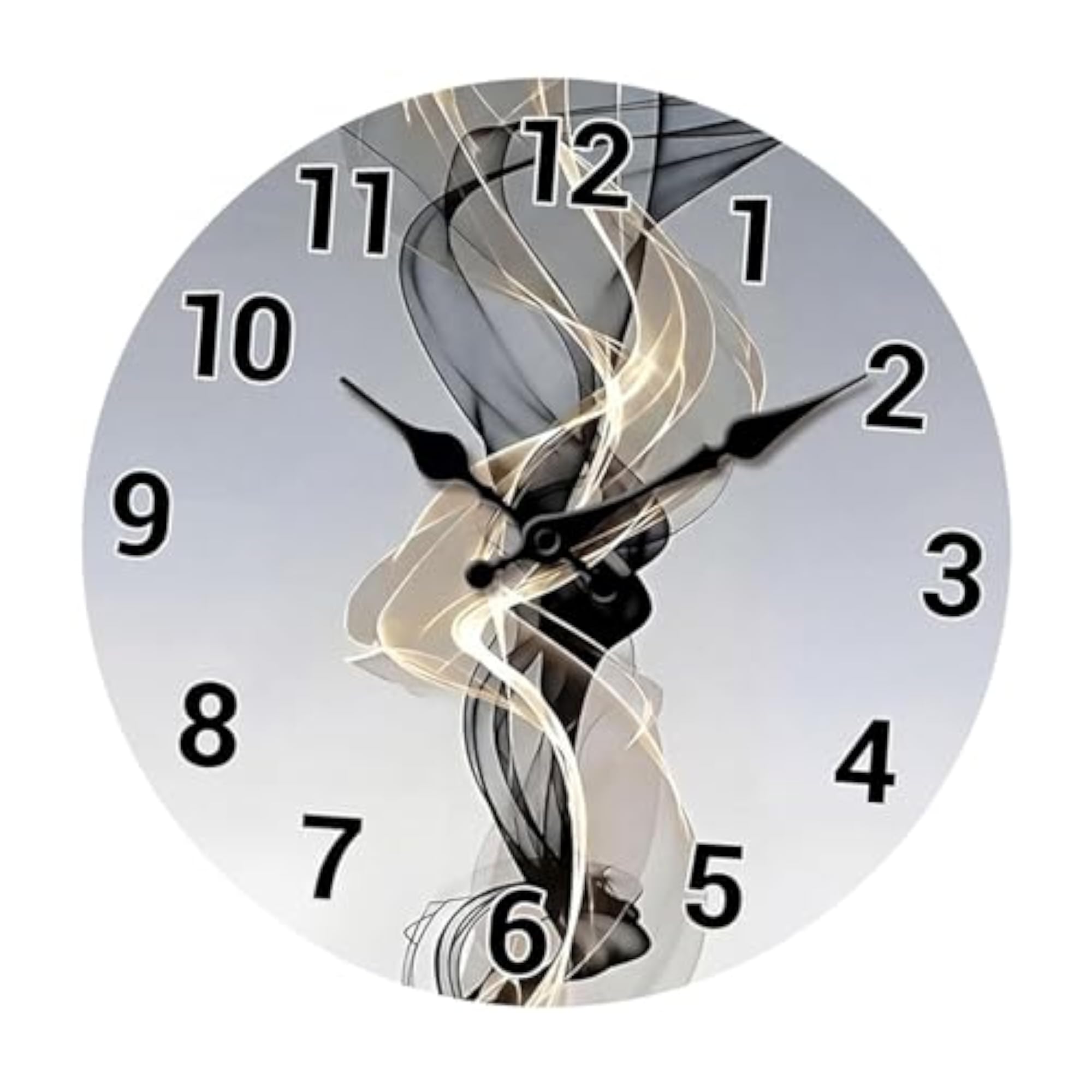 Minimalist Round Wall Clock for Home Decor, 20 cm