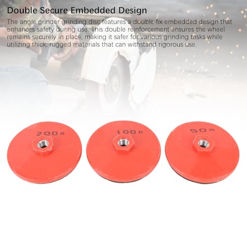 Roue de broyage M10 anti vibration pour ponçage régulier sans trace - 6