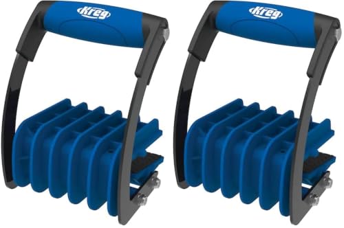 Image of Kreg Panel Carrier - Easily Carry Plywood Boards & Large Panels - Ergonomic Grip - Woodworking Tools & Accessories (Pack of 2)