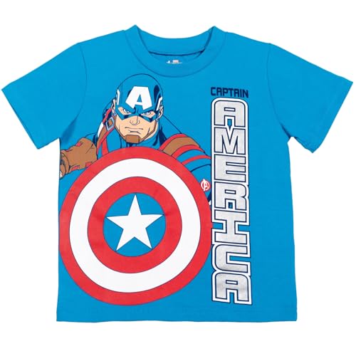 Marvel Avengers Spider-Man Mech Strike 4 Pack Cosplay Athletic T-Shirts Toddler to Big Kid Sizes (2T - 18-20)3