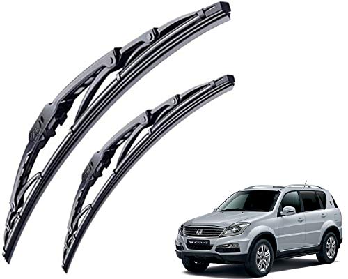 Image of WolkomHome High Performance OE Car Wiper Blade Replacement Set of 2 Pc Right 20 inch Left 20 inch for SsangYong Rexton