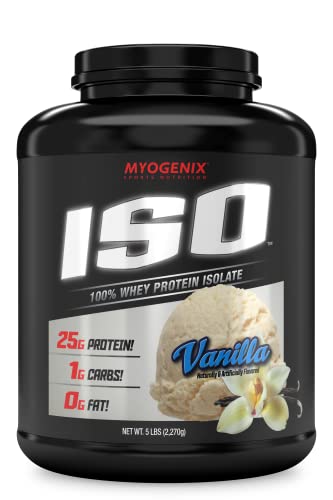 The Ultimate Guide to Post Workout Powder: Boost Your Fitness and Recovery! 9 Myogenix ISO Whey Protein Isolate - Vanilla Cream - 100% ...