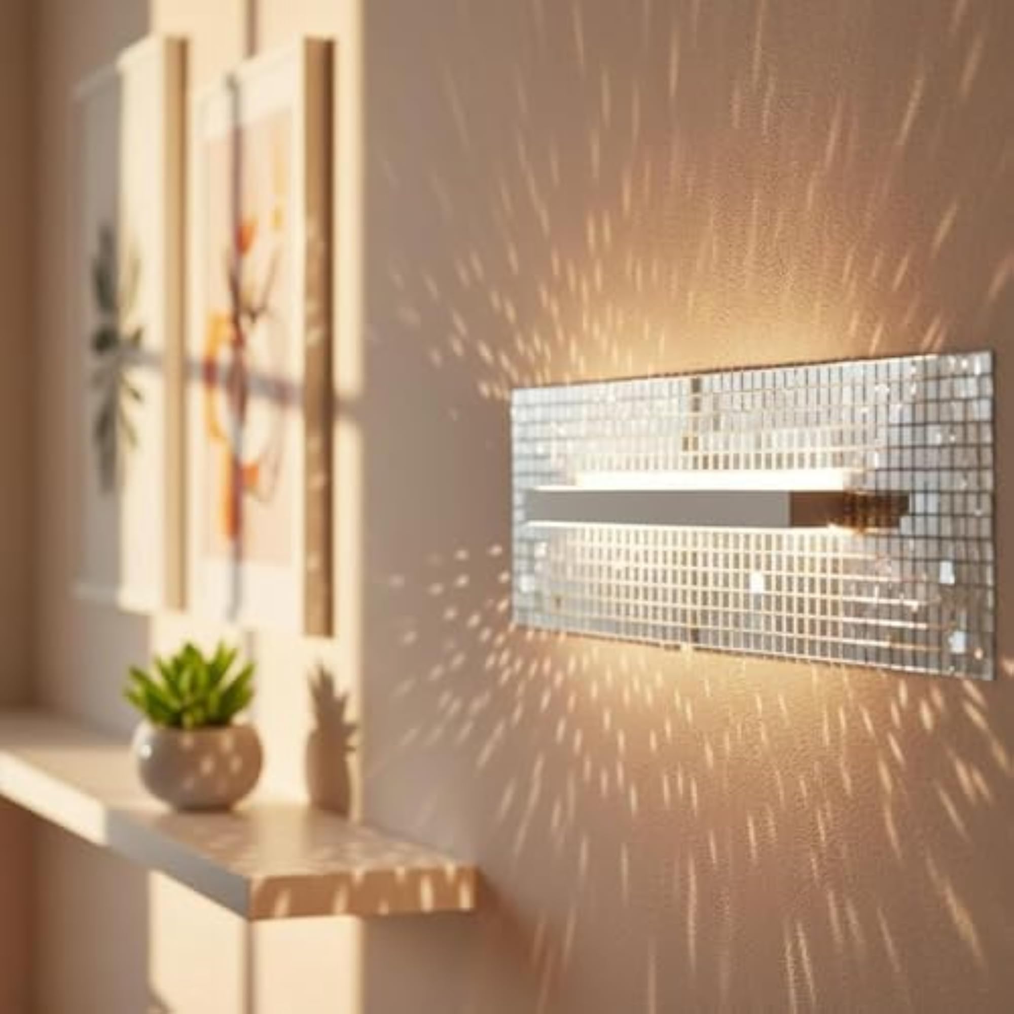 Bright Reflection Mirror Sticker Roll Sparkling Effect