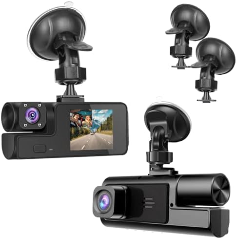 1080P Dual Dash Camera for Car Front and Inside Dashcam Car Secur...