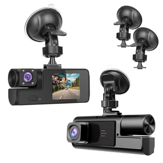1080P Dual Dash Camera for Car Front and Inside Dashcam Car Security Video Recorder,170°Wide Angle Vehicle Cam,WDR,G-Sensor,Loop Recording,Night Vision (Dual Dash Cam Without Card)